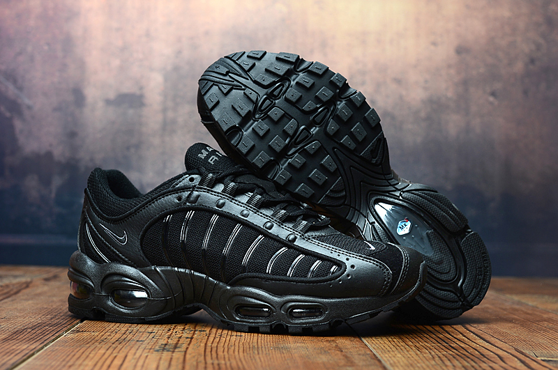 2019 Nike Air Max TN All Black Shoes - Click Image to Close